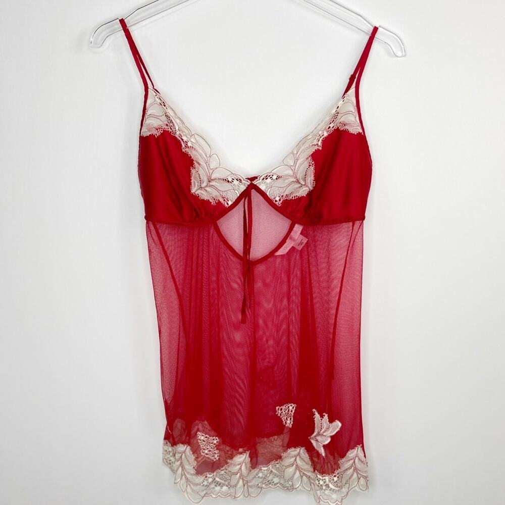 Victoria’s Secret | Silk Mesh Slip Nightie Sz XS